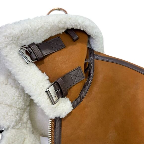 NEW REVOLVE L’Academie x Marianna Hewitt Benton Jacket Dark Brown Size XS - Picture 6 of 13